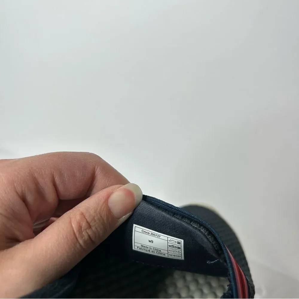 Crocs Navy Slip On Shoes 9